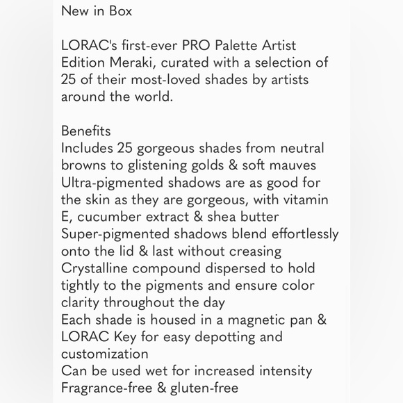 LORAC Face Pro Palette Artist Edition Meraki - Picture 11 of 11